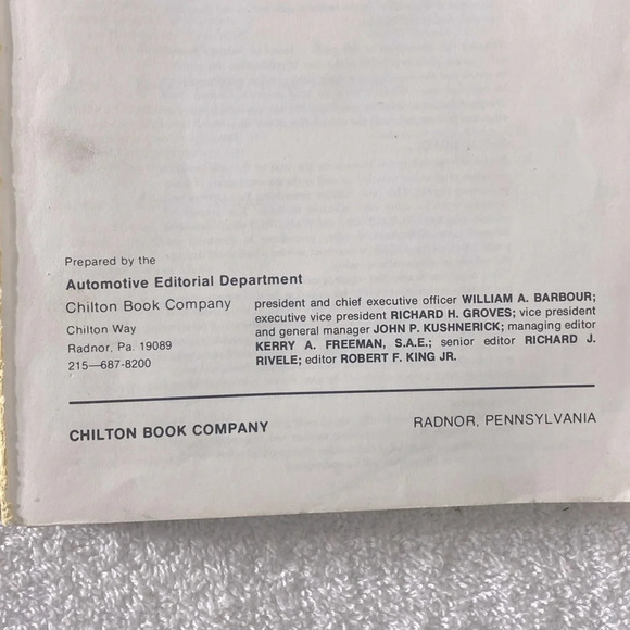 Vintage Chilton’s Cutlass /4-4-2 1970-77 Repair And Tune Up Guide - Picture 6 of 16